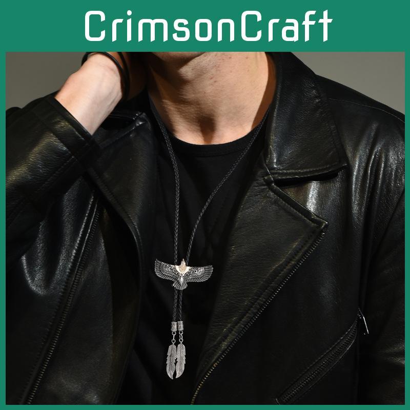 Eye-catching Retro Eagle Bolo Tie Fashionable Western Jewelry For Unisex Wear