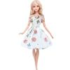 5 Pcs/Set Doll Dress for 11.5'' Girl Doll Daily Clothes Lace Mini Gown Cute Doll Outfit for 30cm Doll Accessories Kids Toy Gift