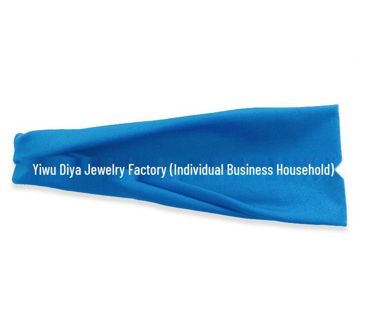 Unisex Sports Headband: Sweat-Absorbing Yoga Hair Band for Running
