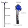 Silver Dragon Claw Grasp Blue Glass Ball Walking Cane Fashion Decorative Walking Stick Gentleman Elegant Cosplay  Crosier 93cm