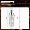 Qiwei Glass & Stainless Steel Cocktail Shaker