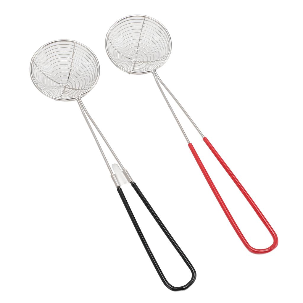 8 ks sítko na horké hrnce, lžíce z nerezové oceli, skimmerové naběračky s rukojetí pro domácnost