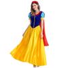 Cosplay S-1XL Dámské Halloweenské Kostým Sněhurky s Pláštěm pro Dospělé Divadelní Představení Cosplay Kostým Sada