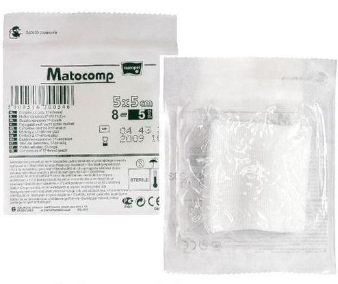 Premium Medical 12-Ply Sterile Compression Bandage 5x5cm - 3 Pack
