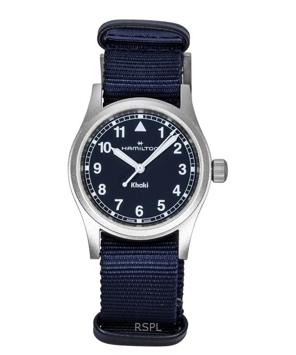 Hamilton Khaki Field Textile Strap Blue Dial Quartz H69301940 Unisex Watch