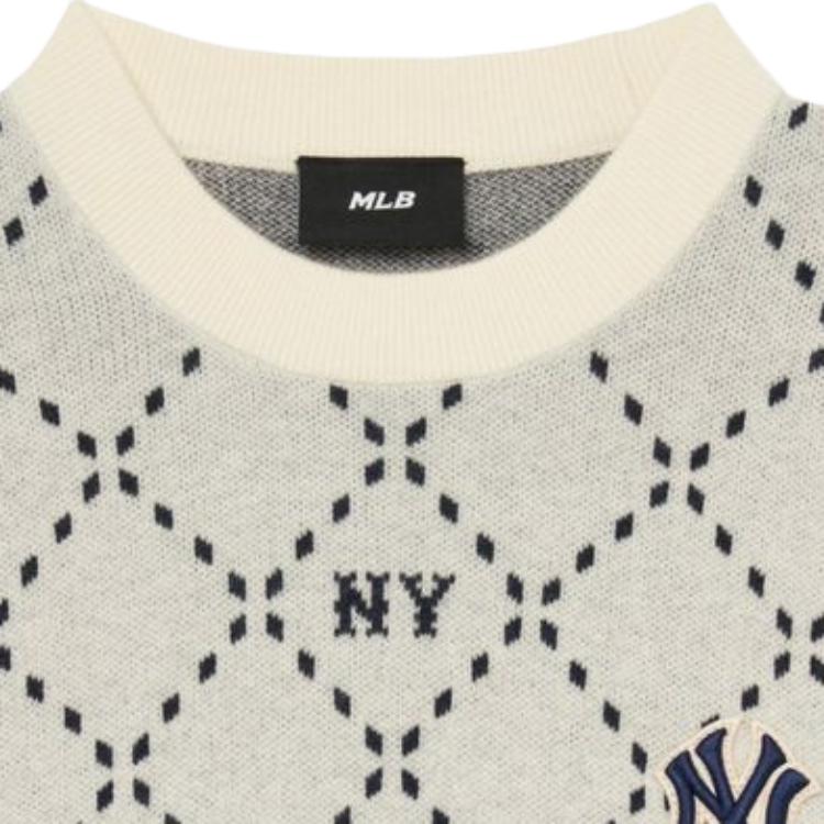 New MLB Sweatshirts Women's Ecru 3FKPM0134-50CRD