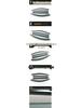 3D Stainless Steel Rain Deflector Trim for Cowin X5: 17 Models Compatible - Bright Strip PC Plastic Shield