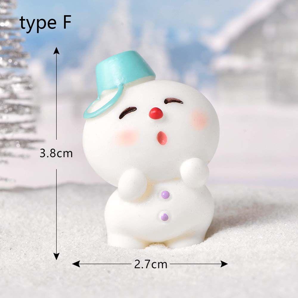 Model Miniature Dairy Sheep Little Statue Christmas Tree Figurines Micro Landscape Santa Claus