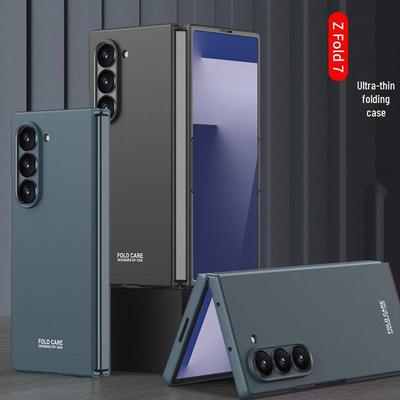 Ultra cienkie matowe etui na telefon do Samsung ZFold7: Modne, Jednokolorowe, Składane Pokrowiec Ochronny
