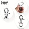 5pcs Snap Hook, Trigger Snap Metal Lobster Claw Clasp Lanyard Clips for Straps Bags Belting DIY Craft