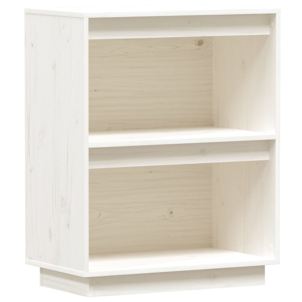 Vidaxl Cabinet, White, 60X34X75 Cm, Solid Pine Wood