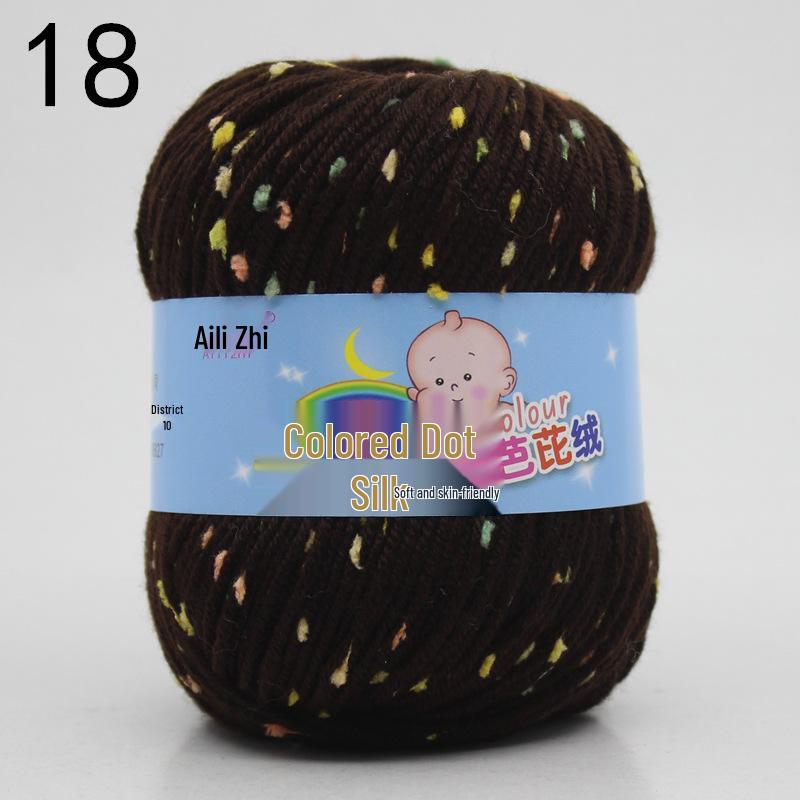 Velvet Milk Cotton Yarn Ball for Infant Sweaters & Crochet Shoes DIY Kit