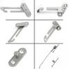 Stainless Steel Security Window Catch Restrictor Home Kids Children Safety Lock