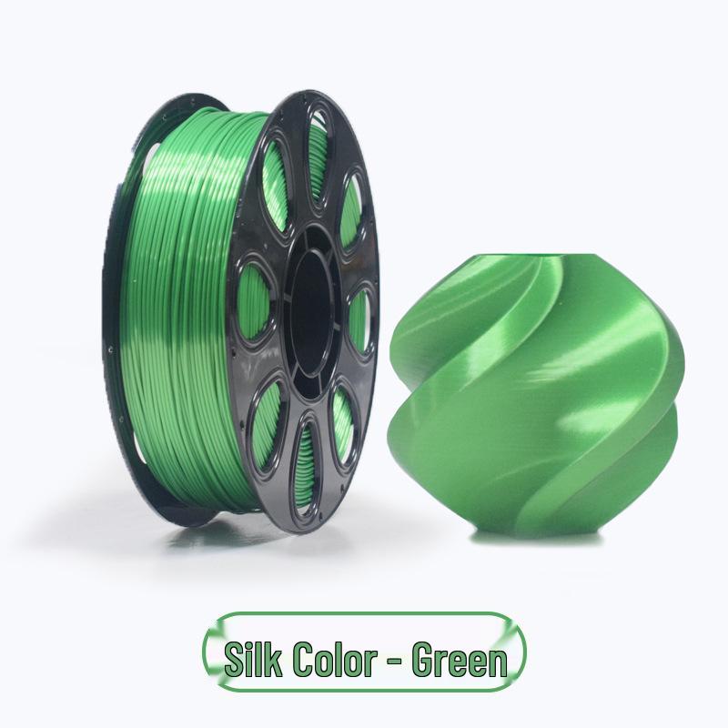 Filamento PLA Seda para Impressora 3D: Macaron Degradê Multicor, Alta Velocidade, 1KG/1.75mm, Personalizável
