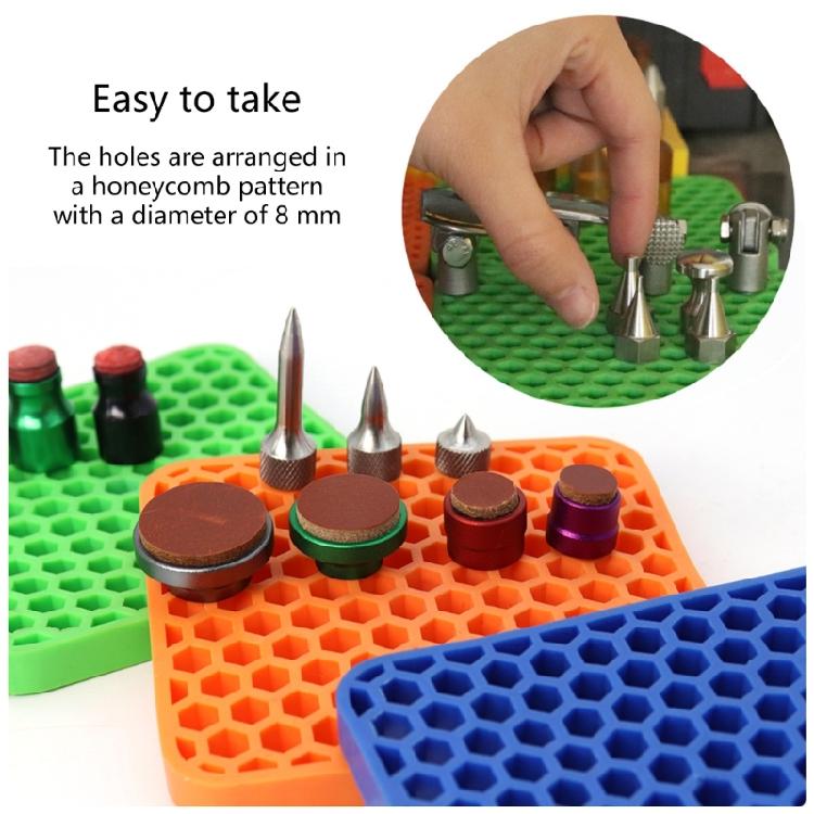 Silicone Storage Tray Dents Repair Tool Organizers Accessories Interchangeable Head Rack for Chuck Replacement Heads
