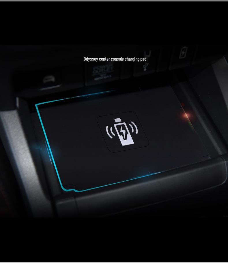 Odyssey Wireless Charger & Storage Box for Elysion: Console Decorative Car Accessory.