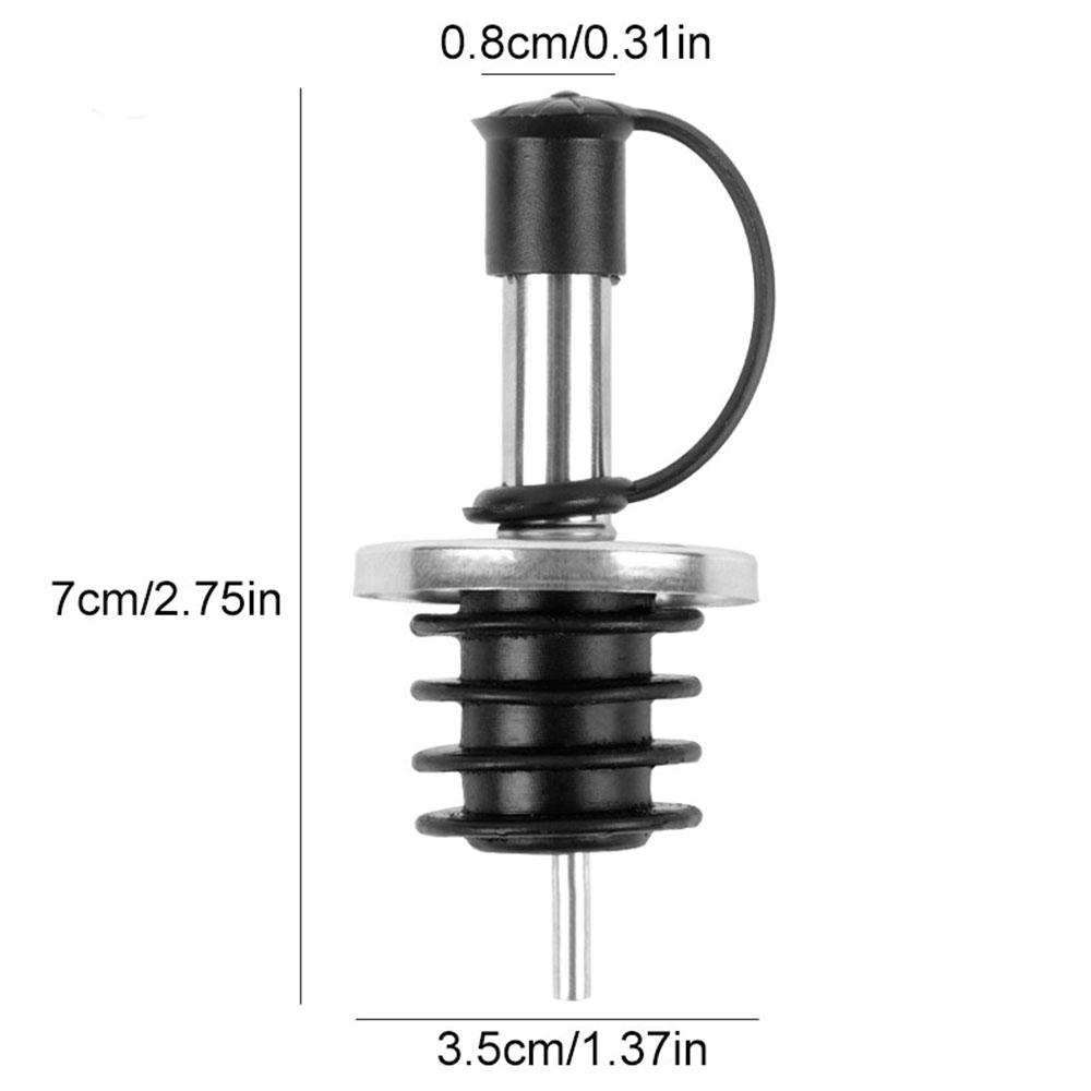 1/3PCS New Stopper Bar Tool Stainless Steel Olive Dispenser Bottle Mouth Wine Pourer