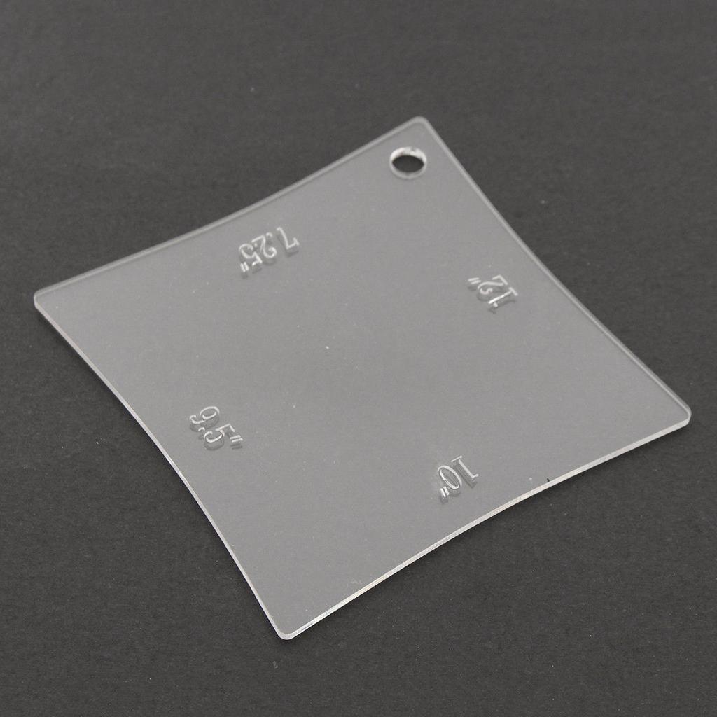 2pcs Guitar Radius Gauge Fretboard Fingerboard Measuring Ruler Guitar Fret Measuring Instrument Repair Measuring Tool