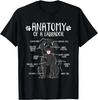 Funny Anatomy Labrador Retriever Black Lab Dog Owner T-Shirt