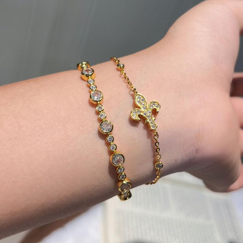 Set Collana Bracciale Iris Retrò Italiano, Design di Alta Gamma, Gioielli Versatili alla Moda e Semplici, Fornitura dal Vivo