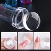 Set of Nail Art Stamps and Scrapers Removable Design Transparent Nail Art Stamps DIY Nail Art Decoration French Manicure Tools