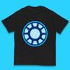 Iron Man Logo Superhero Iron Man ARC Reactor Hook Loop Tactics Morale Tony Stark Avengers Movie Kids T Shirt