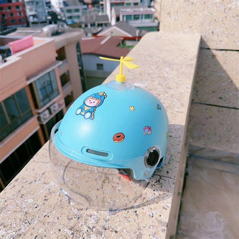 Children's Helmet Electric Bike Motorcycle Boy Girl Children Riding Protective Technology Sense Safety Helmet