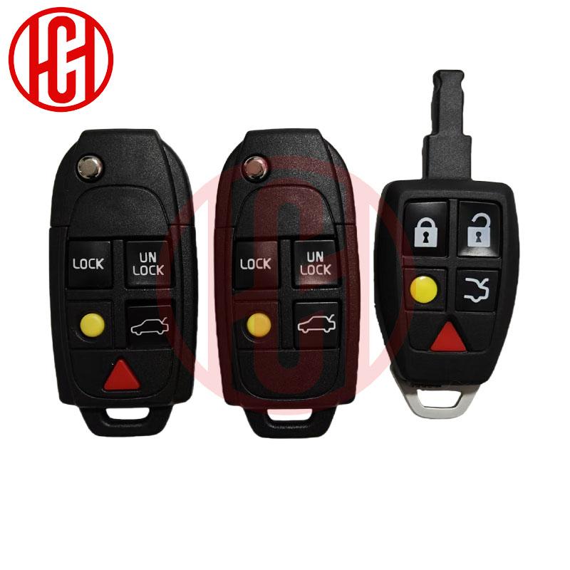 4/5 Buttons Smart Remote Car Key Shell Case Cover For Volvo XC70 XC90 V40 V50 V70 V90 C30 C70 S60 S40 D5 Key Shell