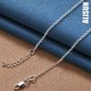 925 Sterling Silver Heart-shaped Necklace Fashionable Wedding Jewelry