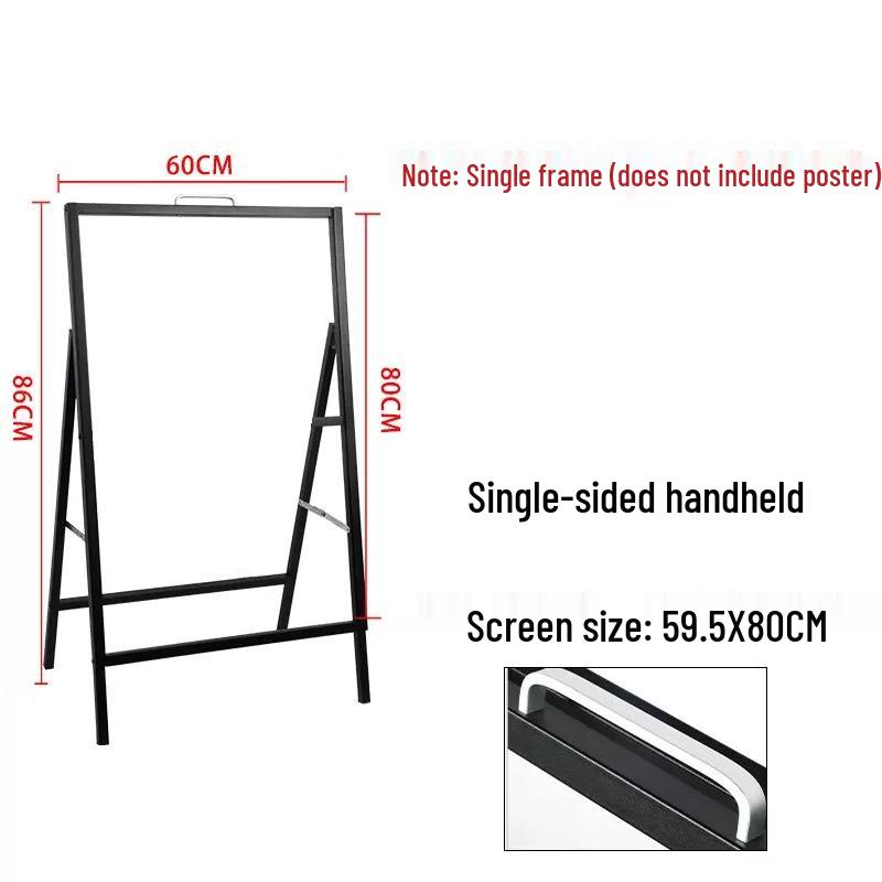 Foldable Iron Advertising Display Stand