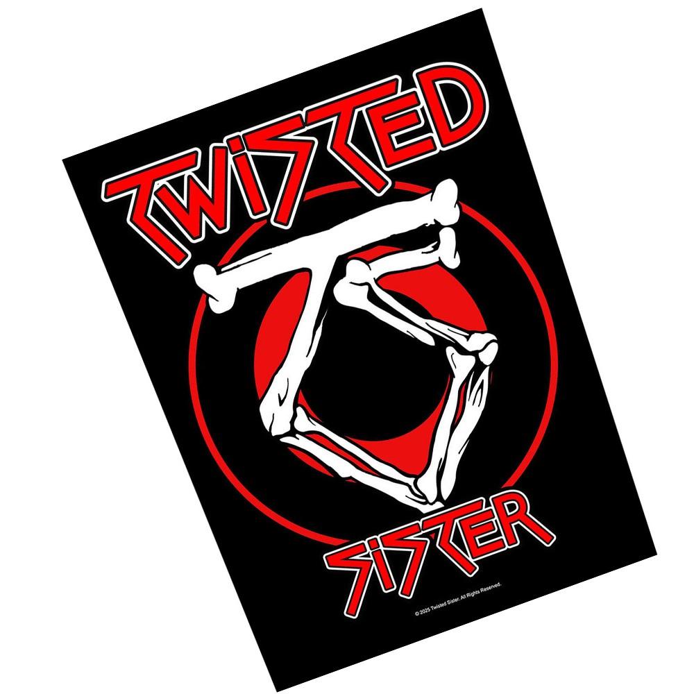 Twisted Sister Logo Runder Aufnäher