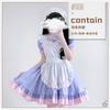 Japanese black and white cos cafe maid costume cosplay anime costume lolita lolita dress