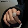 XIYANIKE Sweet Cool Hollow Ball Cuff Finger Rings For Women Girl Korean Fashion New Jewelry Gift Party Beach Vacation Anillos