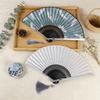 Vintage Summer Hand Fan Fabric Fan Dance Fan High-end Chinese Style Folding Fan  Home