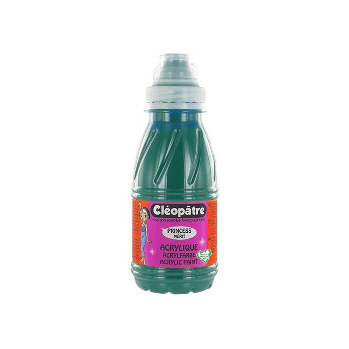 Peinture Acrylique - CLÉOPÂTRE - PAM250-16 - Vert Émeraude - 250 Ml