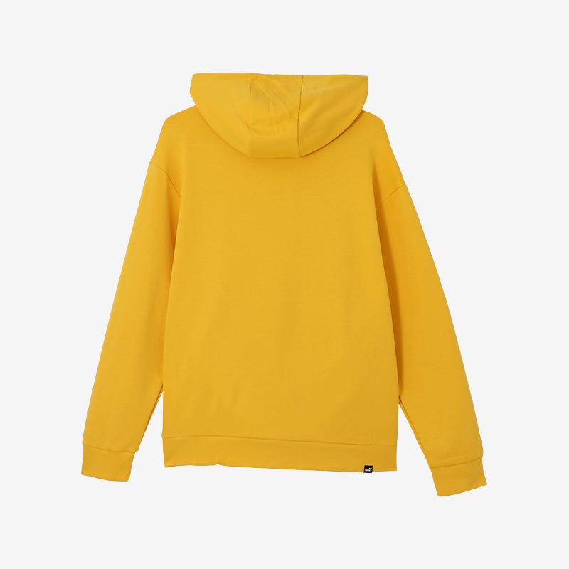 Puma Solid Color Pullover Hoodie Long Sleeve Sweatshirt Men Sweatshirts Yellow 678340-55