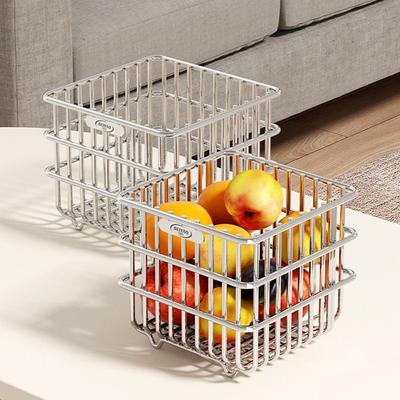 Panier égouttoir grande capacité en acier inoxydable 304 Imperméable Gain de place Panier en fil métallique Simple Léger