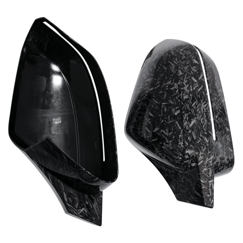 Rearview Mirror Cover Cap Carbon Fiber / Black for BMW 5 7 I5 I7 Series G60 G61 G68 G70 M3 G90 Car Accessorie