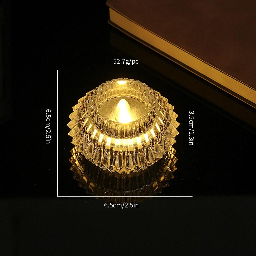  LED Electronic Candles – Realistic Flickering Tea Lights for Bedroom, Party & Wedding