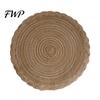 Heat Buffer Table Mat 12 Inch Round Placemats, Polyester Woven Braided Place Mats, Durable Washable Resistant Circle Dining Mats for Kitchen