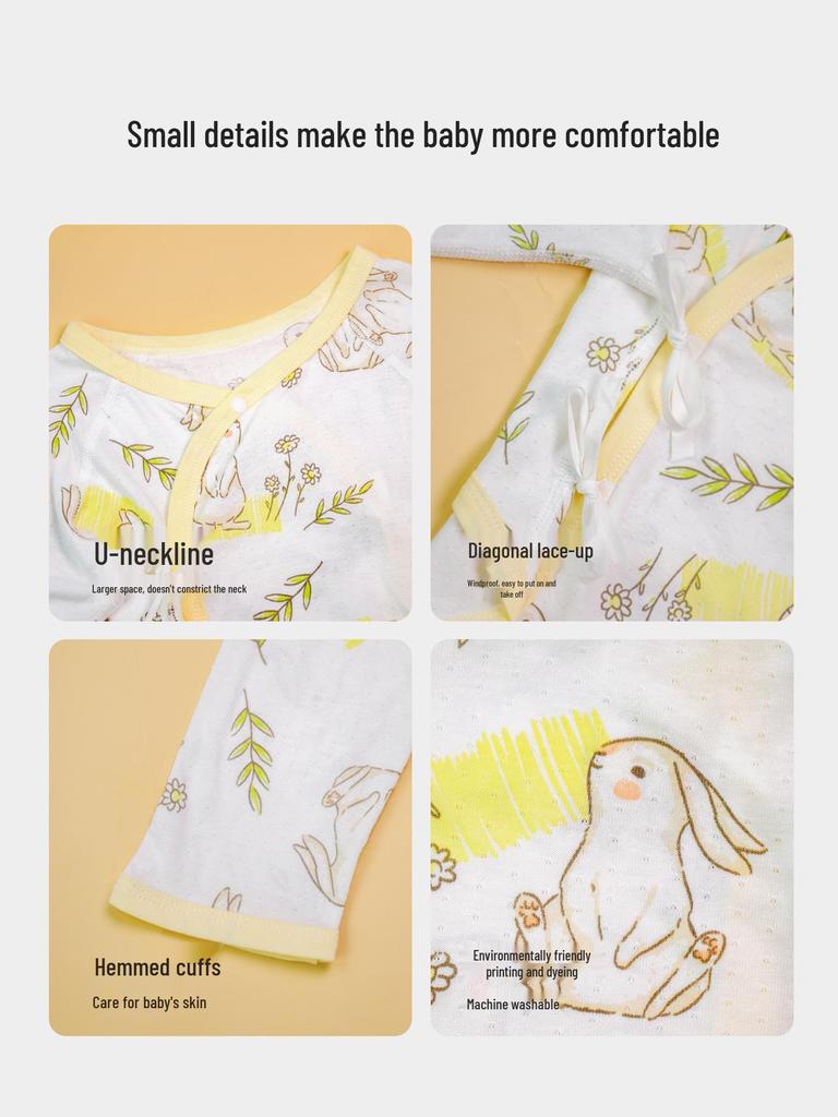 Bamboo Fiber Summer Baby Jumpsuit, Antibacterial & Breathable, for Infants & Toddlers