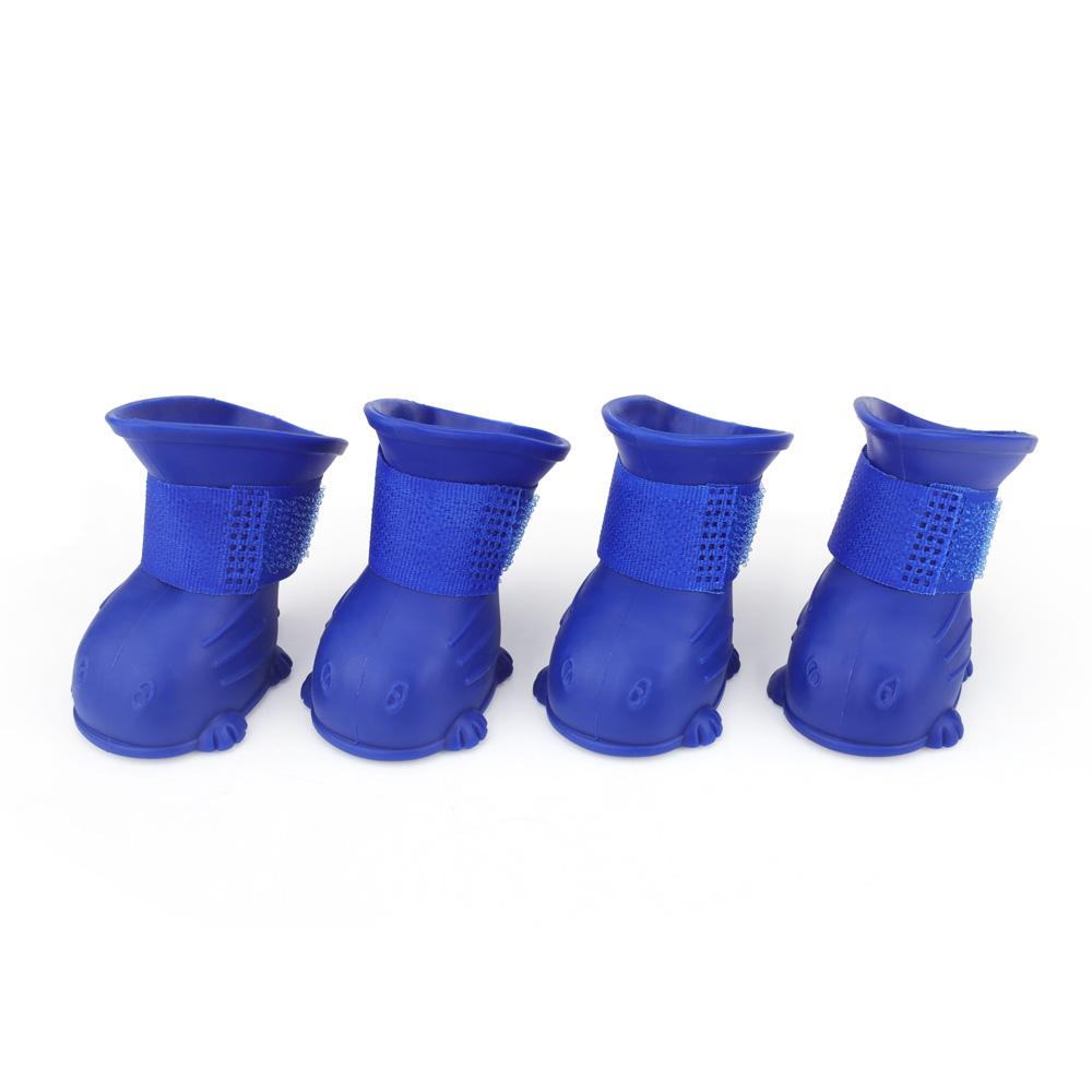 Small Dog Shoes Puppy Silicone Anti-slip Boots Waterproof Pet Rain Shoe For Mini Dog