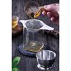 With Handle Tea Strainer Set Fine Mesh Tea Infuser with Drip Bowl Hanging Tea Infuser  Tea Brewing