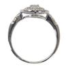 Anello senza marca Argento Platino Pt900/diamante Donna