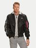 Winter Jacket Alpha Industries MA-1 D-Tec SE (133104) (133104-198) Black/grey