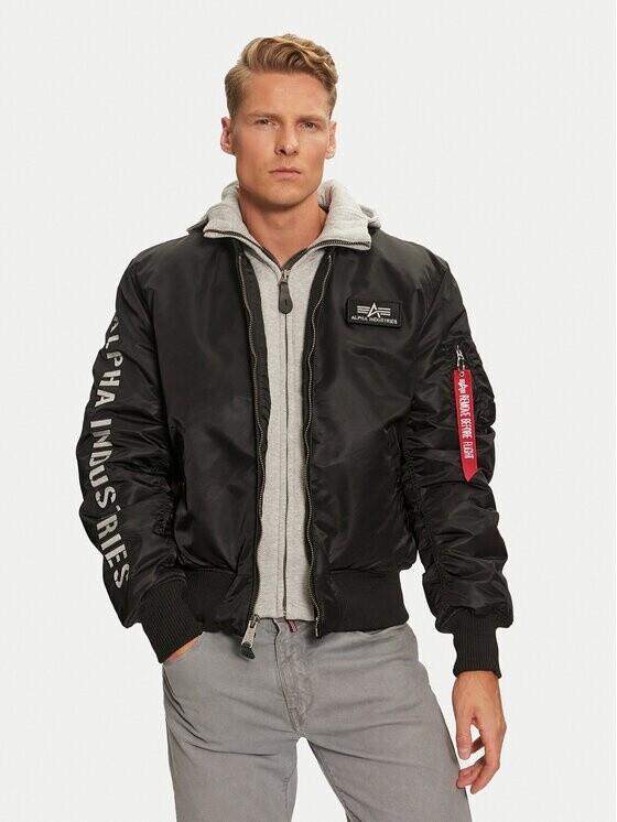 Зимняя куртка Alpha Industries MA-1 D-Tec SE (133104) (133104-198) black/grey