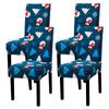 34 Color Christmas Chair Covers Dining Room Stretch Seat Protector Chair Covers for Kitchen Office Hotel Banquet Ceremony Party 2/4/6 Pieces