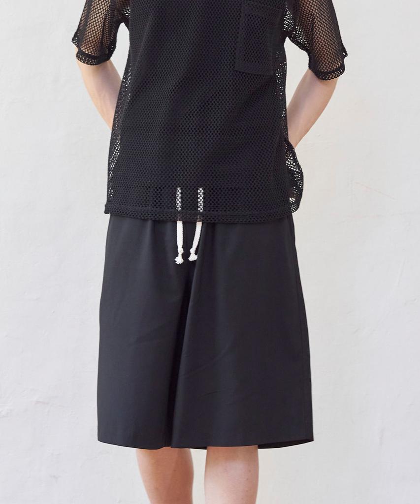 Centair Easy Wide Bermuda Pants_Black