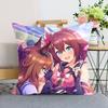 Uma Musume Pretty Derby Throw Pillow Covers Pattern Cushion Cover Suitable For Sofa Bedroom Car Pillow Cover
