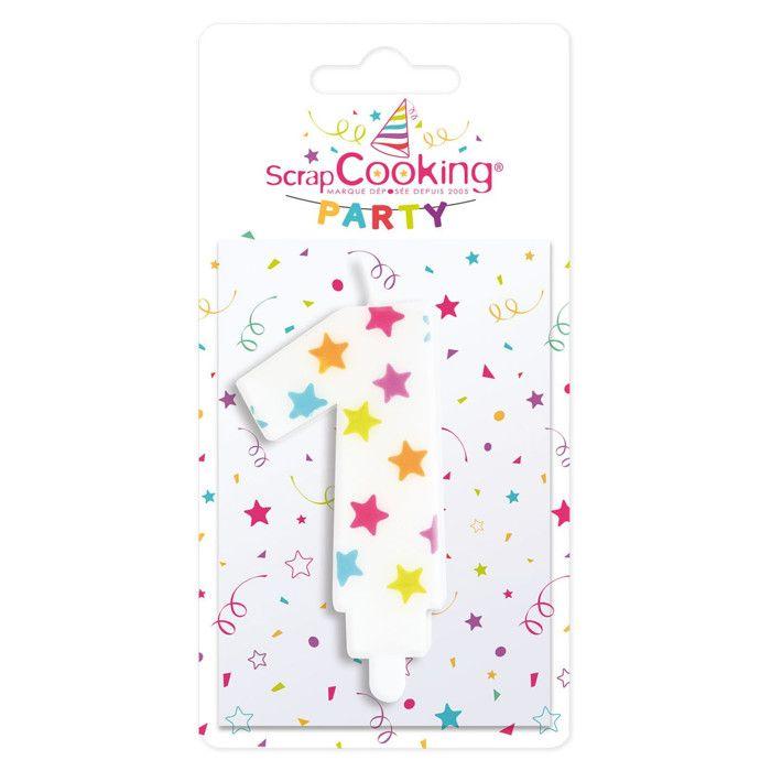 Bougie d'anniversaire numéro 1